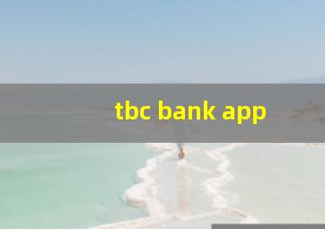 tbc bank app